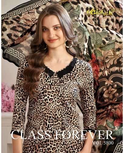 vaishali class forever vol 5800 pure crape suit 