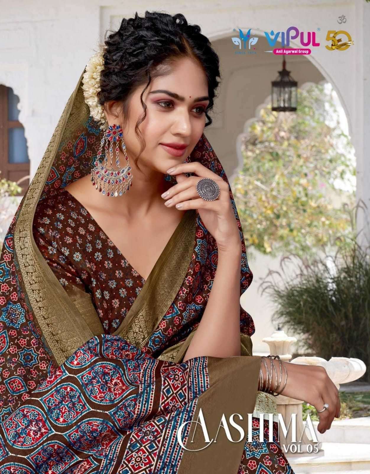 vipul aashima vol 5 series 66615-66626 soft silk saree