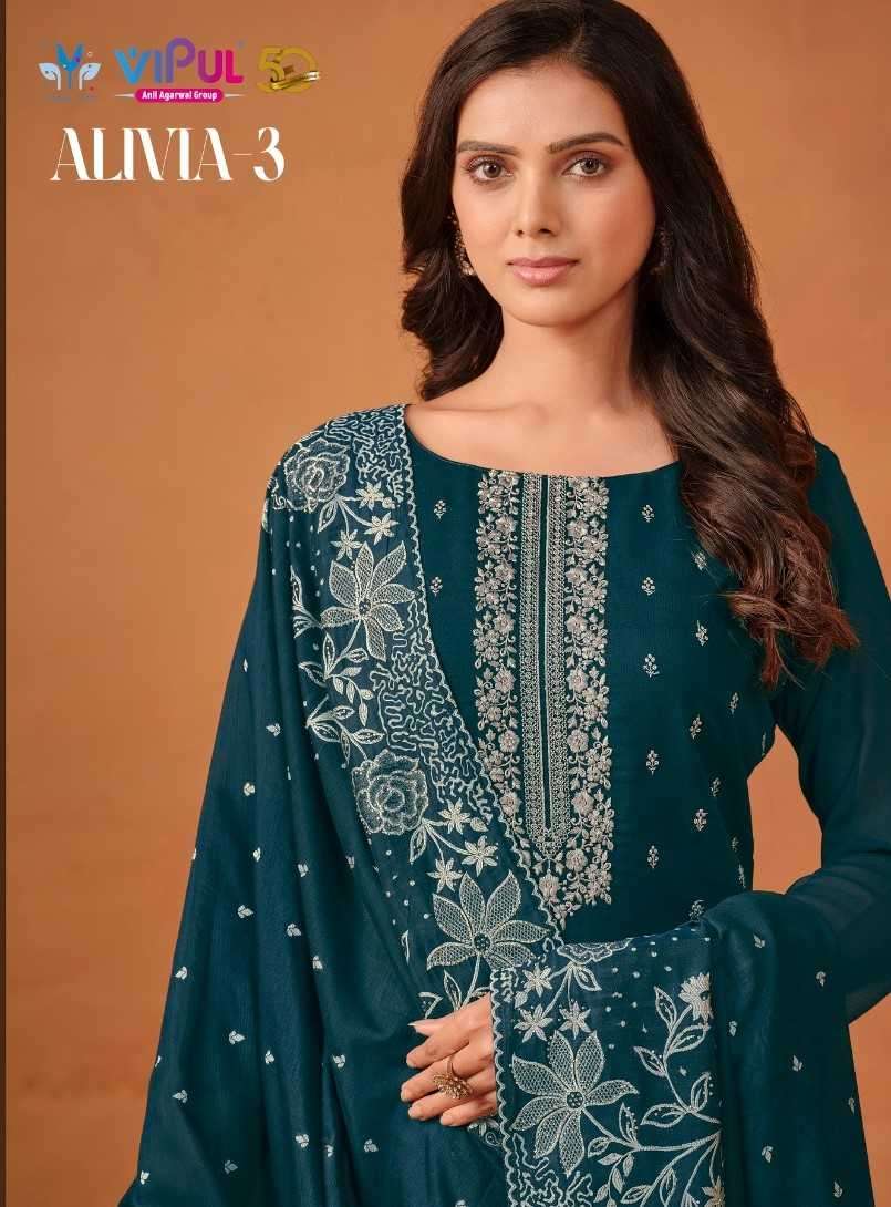 vipul alivia vol 3 series 5571-5576 georgette suit 