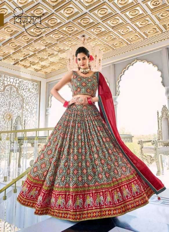 virasat ananya nx 3002-3004 Heavy Pure Maslin readymade lehenga 