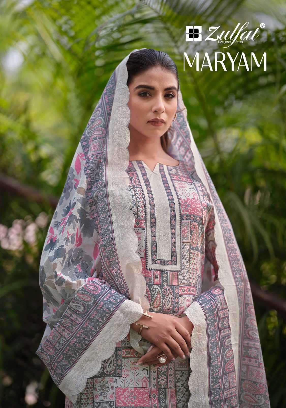 zulfat maryam series 531001-531008 Pure Cotton suit