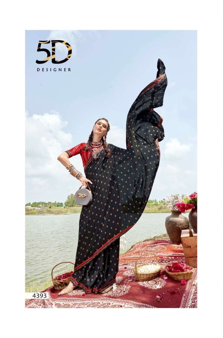 5d designer vaari series 4391-4393 georgette saree