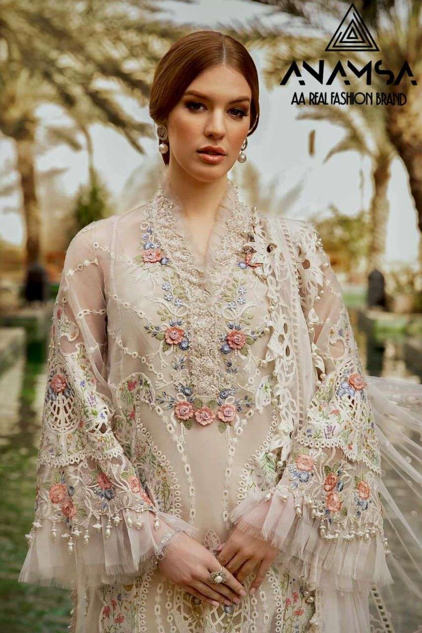 Anamsa-437 Heavy Pure Fox Georgette suit