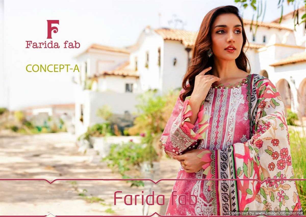 Arihant Farida Fab Vol-1 series 1001-1006 Heavy Cotton Printed suit