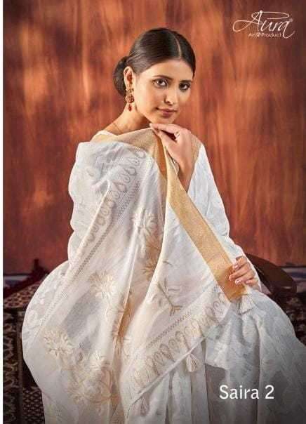 aura saree saira vol 2 series 942-947 Soft Cotton saree