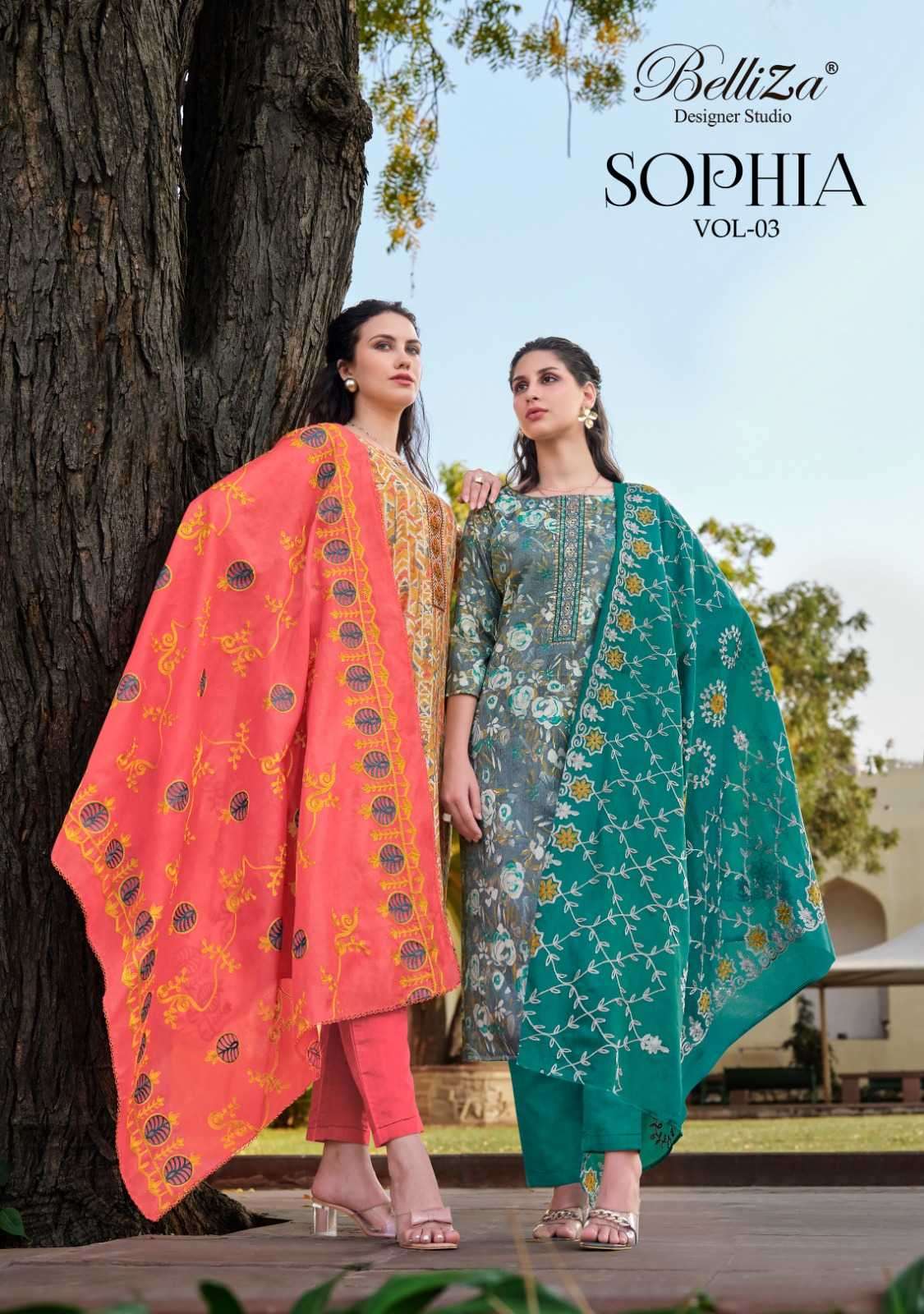 belliza sophia vol 3 series 905001-905008 Pure Blossom Cotton suit 
