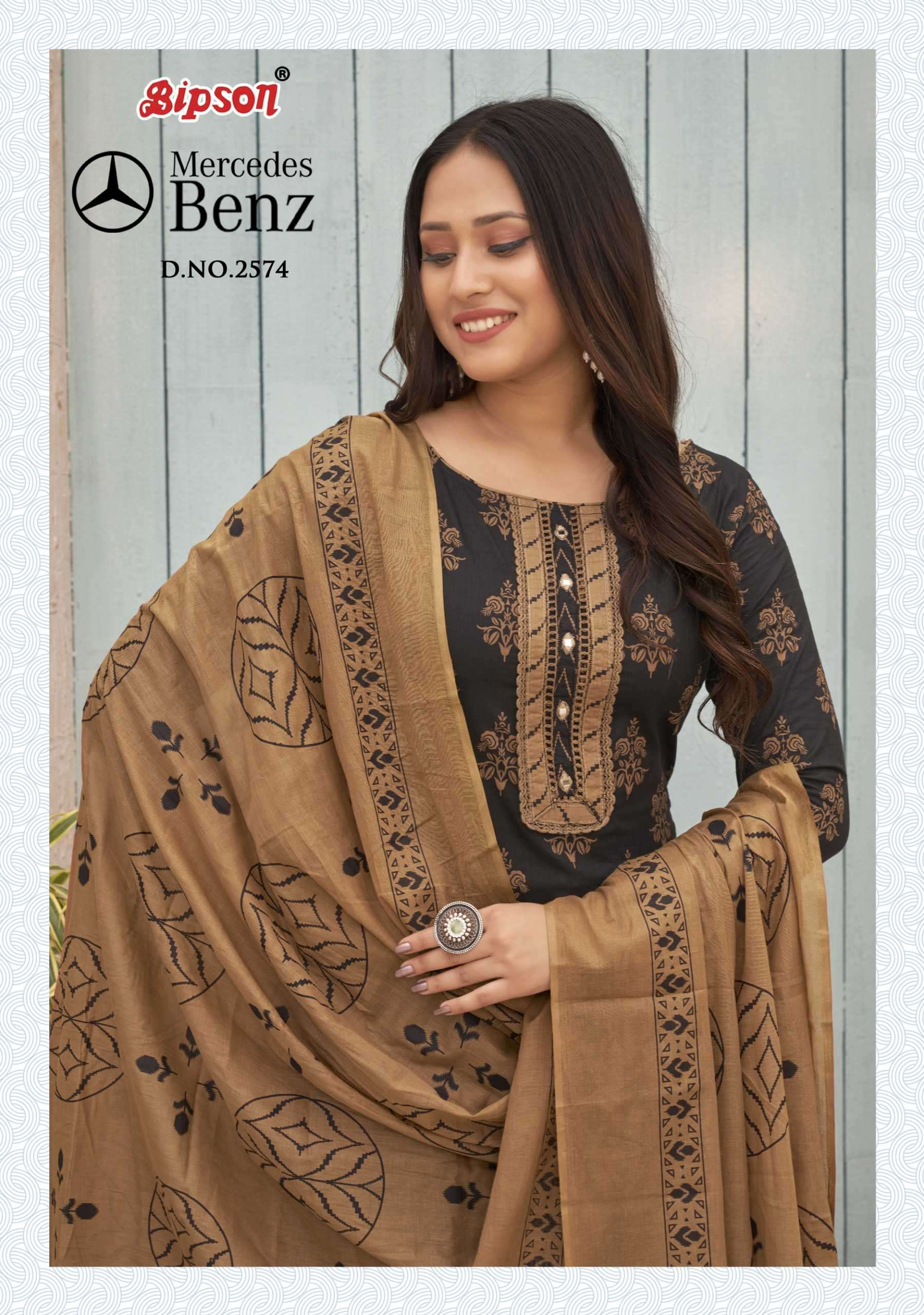 bipson mercedes benz 2574 Pure Cotton Cambric suit