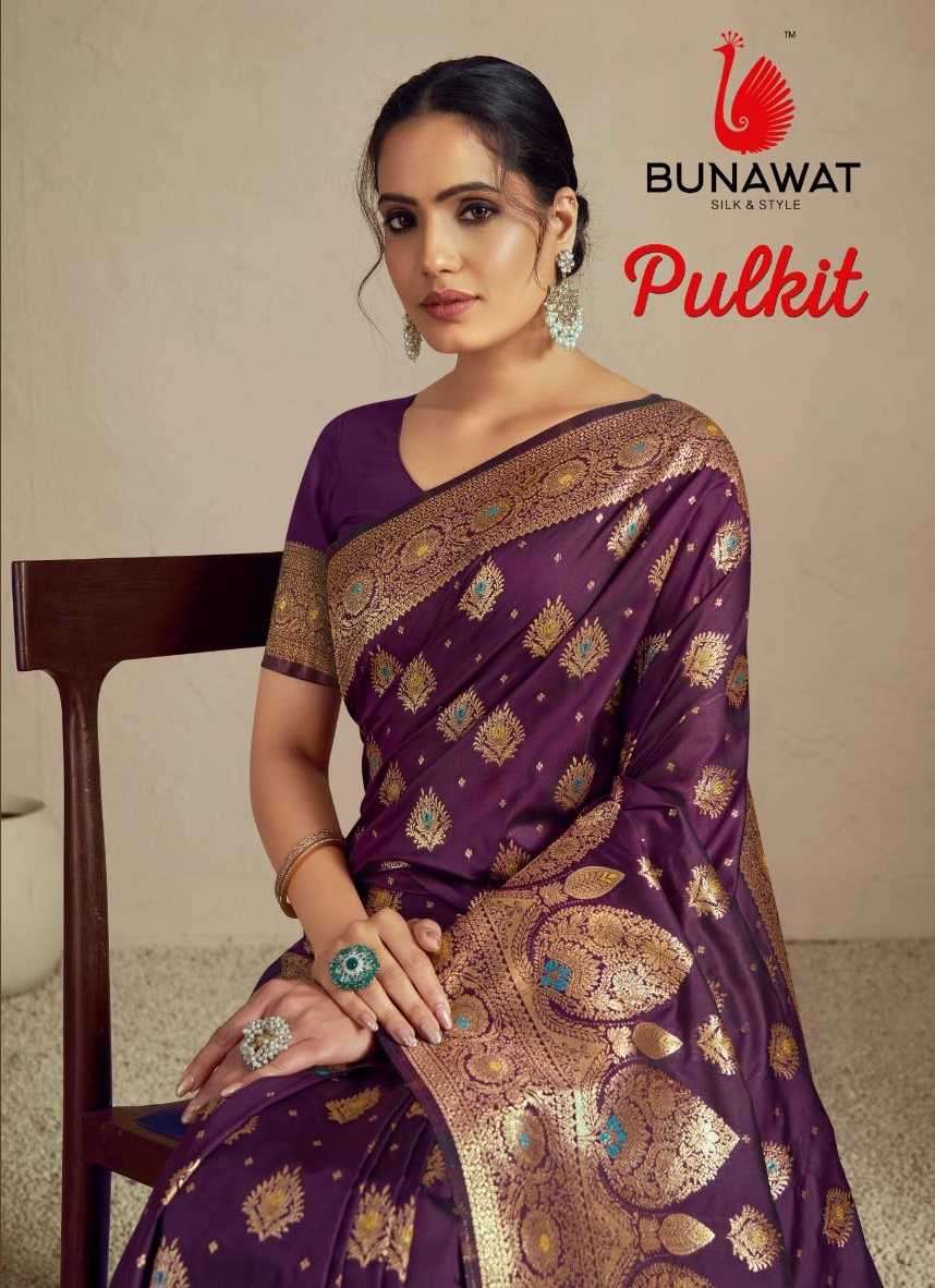 bunawat pulkit series 1001-1006 Silk saree