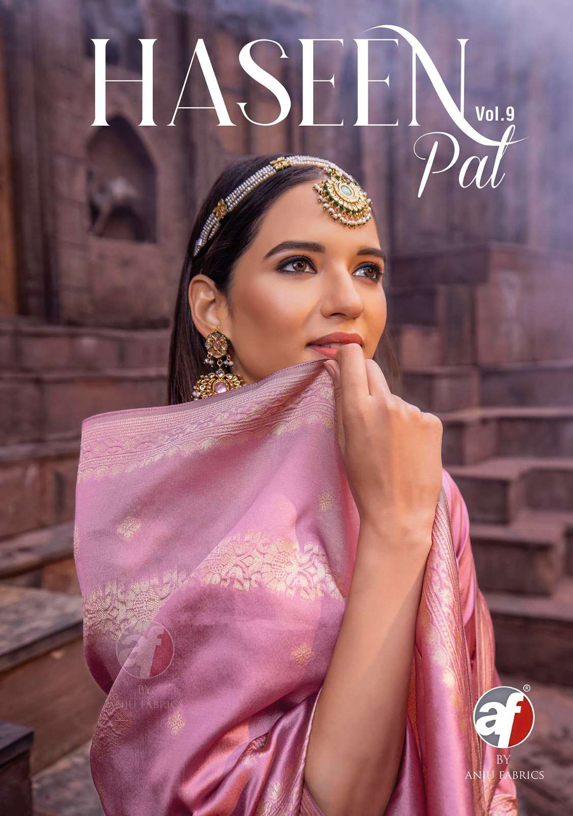 haseen pal vol 9 designer banarasi silk readymade suit 