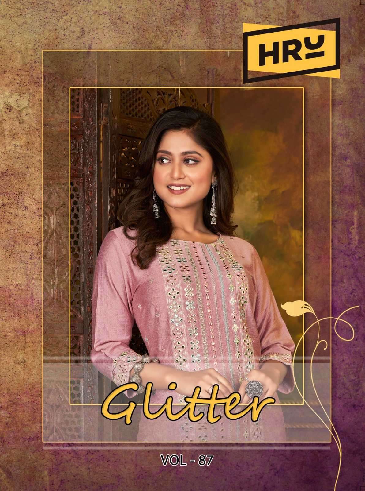 hru india glitter vol 87 nylon viscose kurit 