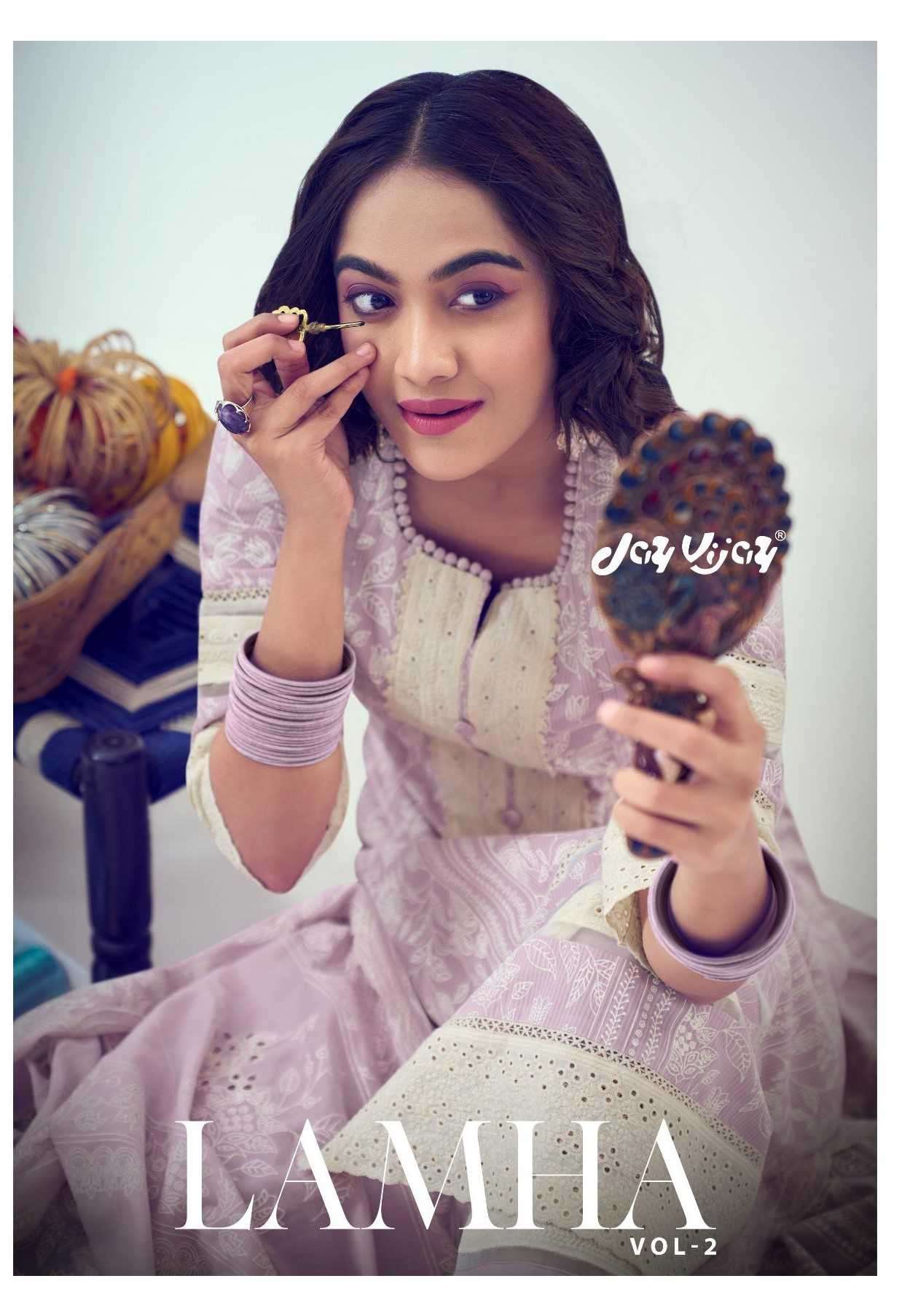 jayvijay lamha vol 2 series 9141-9146 pure cotton suit 