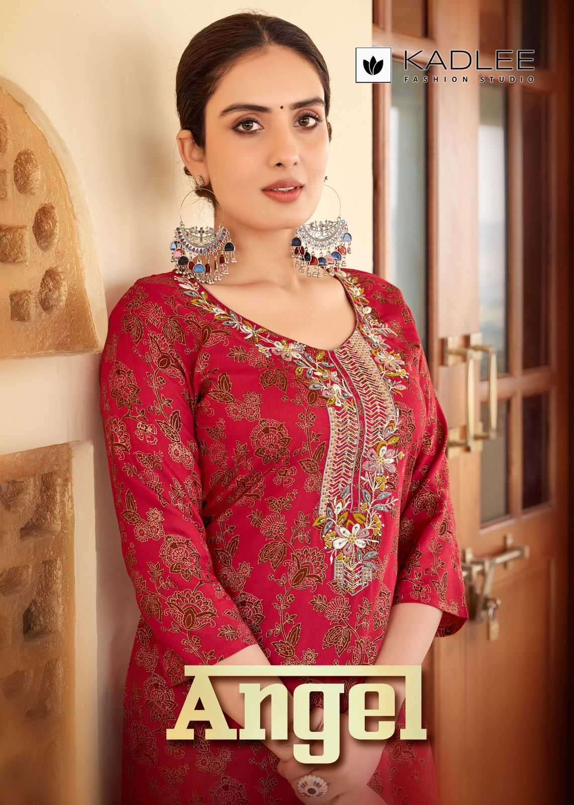 kadlee angel series 3001-3006 rayon print kurti 