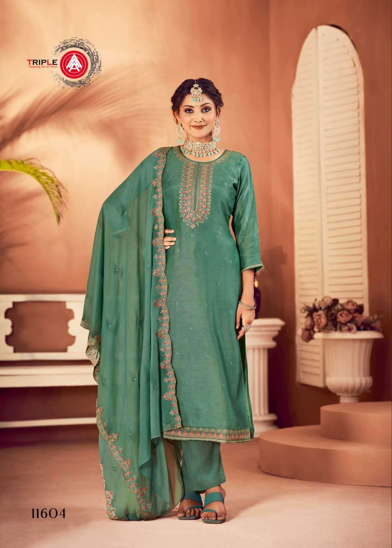 kalarang taani series 11601-11606  Pure Muslin suit