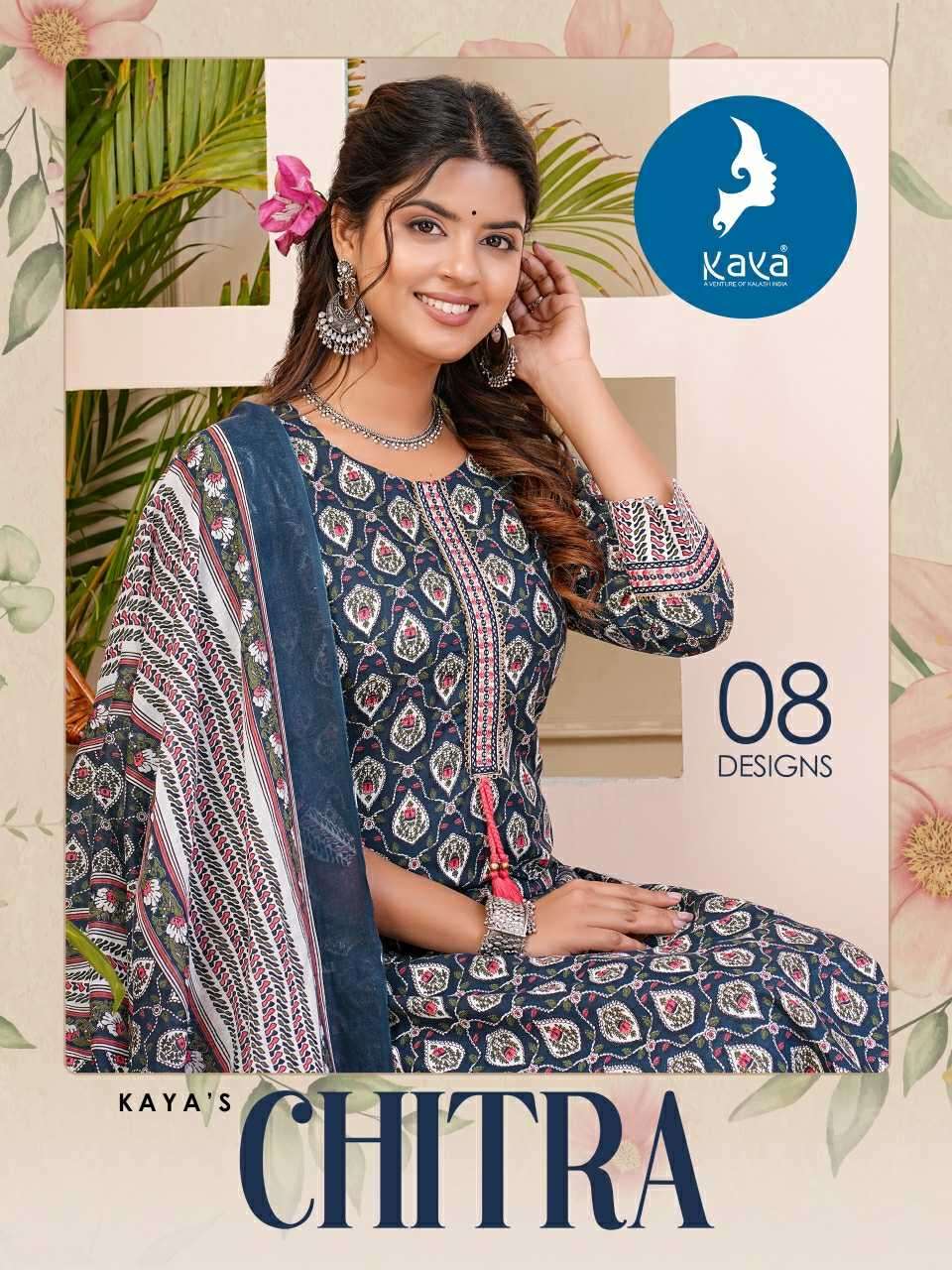 kaya chitra series 01-08 cotton readymade suit 