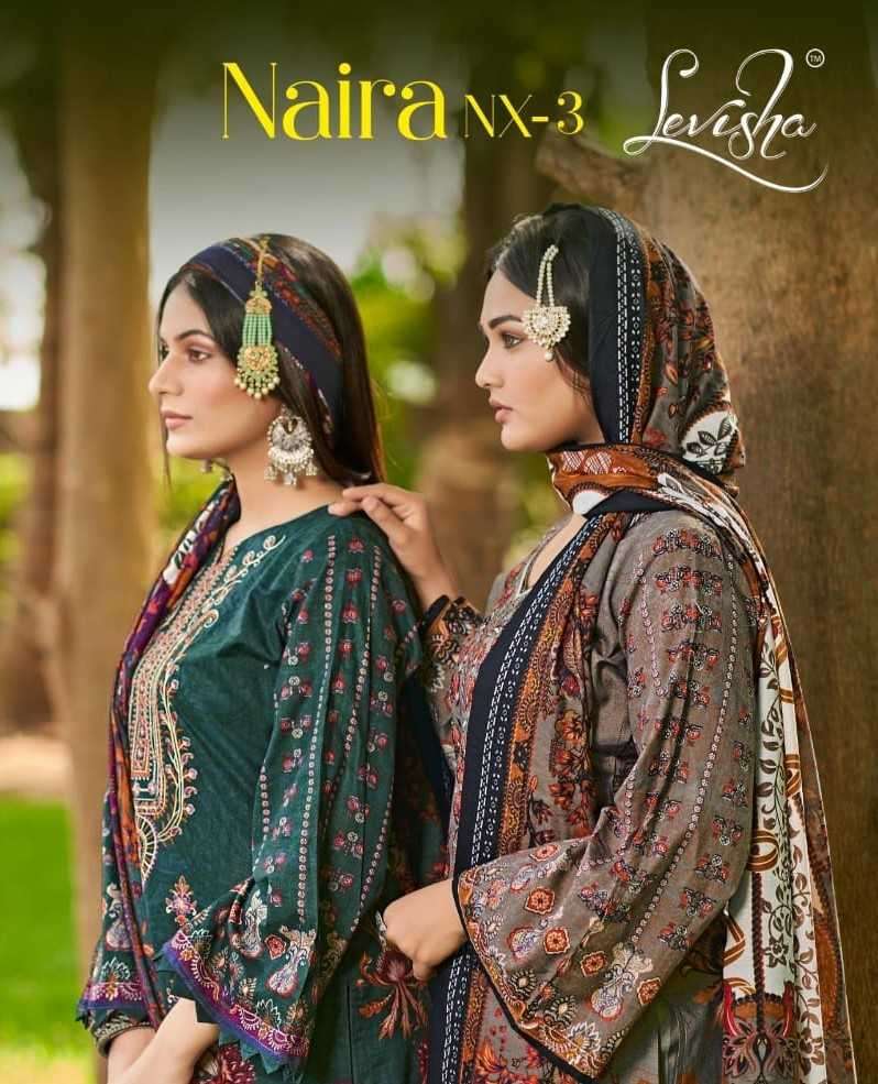 levisha naira vol 3 nx seris 3013-3019 Cemric Cotton suit
