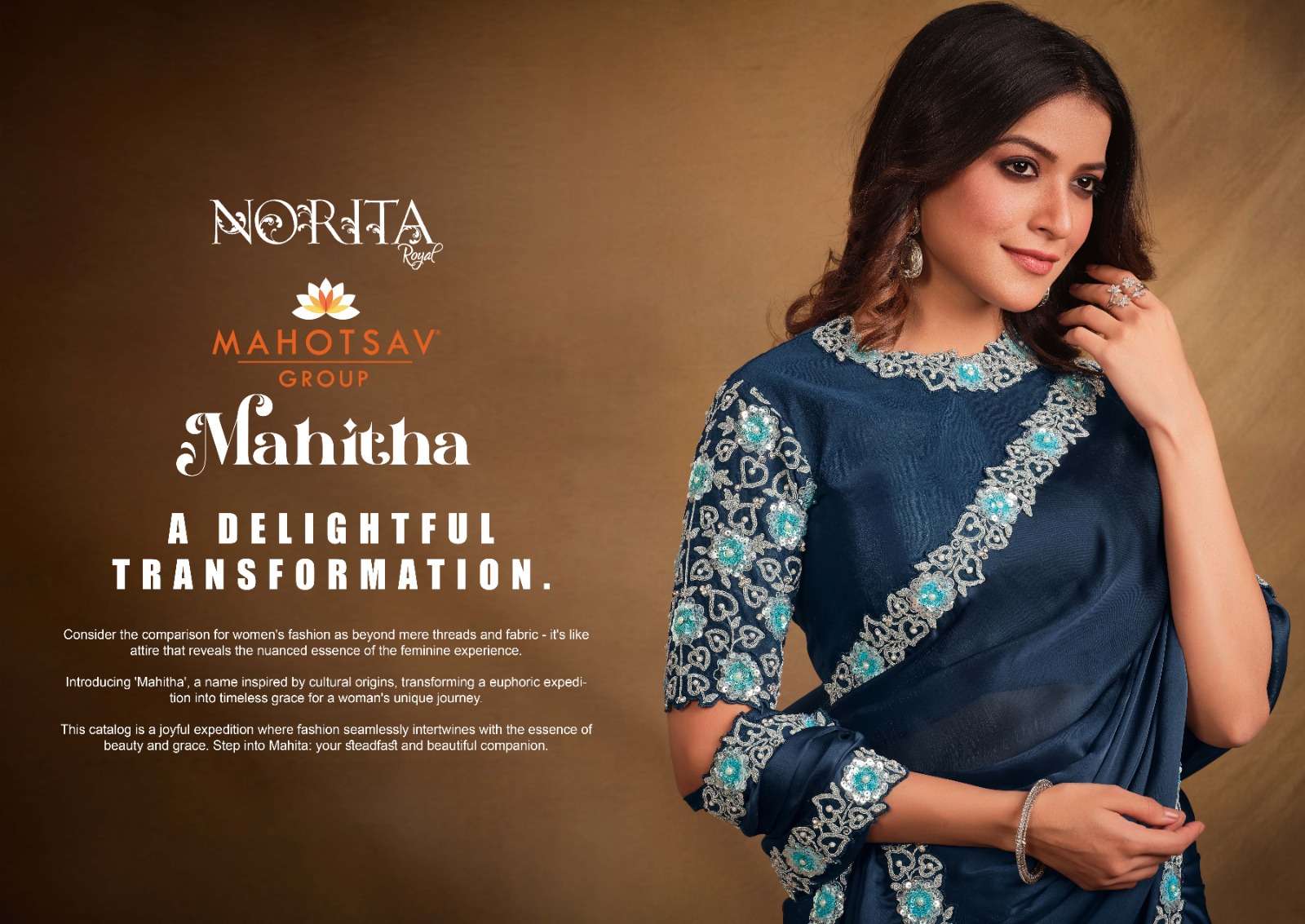 MAHOTSAV NORITA 43600 SERIES MAHITHA DESIGNER FANCY SAREE