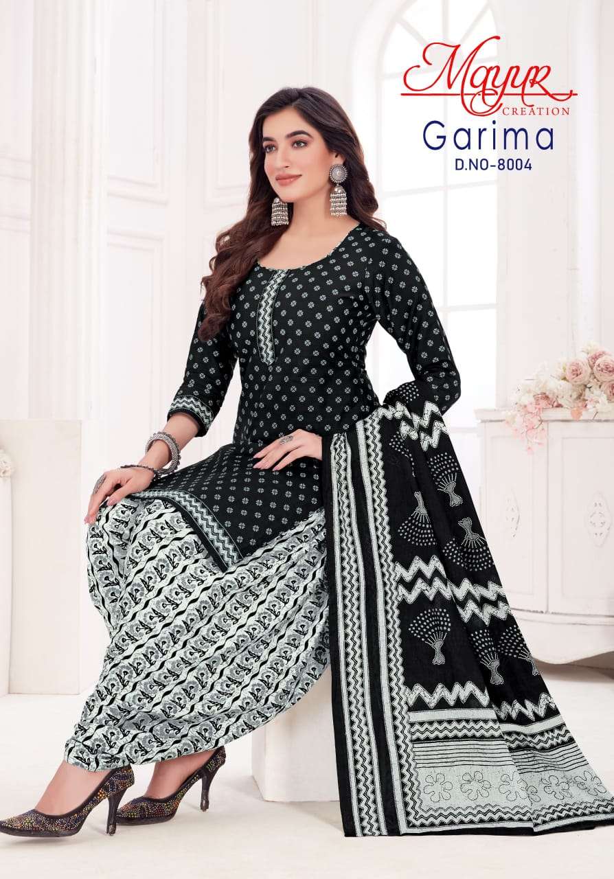 Mayur Garima Vol-8 series 8001-8010 Pure Cotton suit