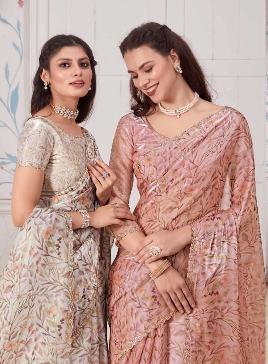mehak 730a - 730d Soft Jimmy Chhoo Digital Print saree