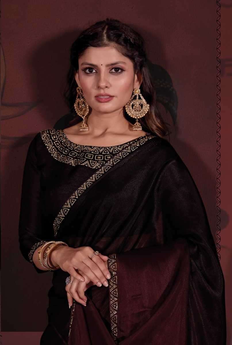 mehak 758a -758e Pure Satin Georgette Blooming saree