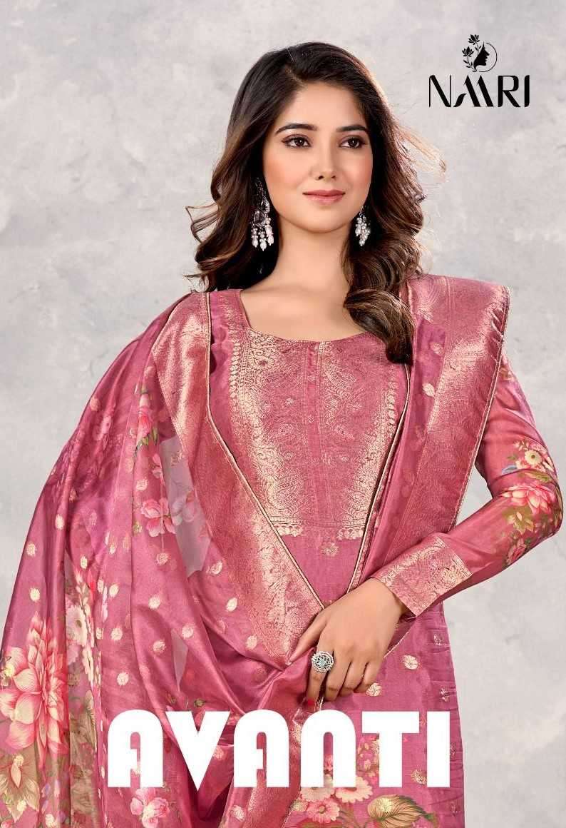 naari avanti series 87001-87004 Pure Organza suit