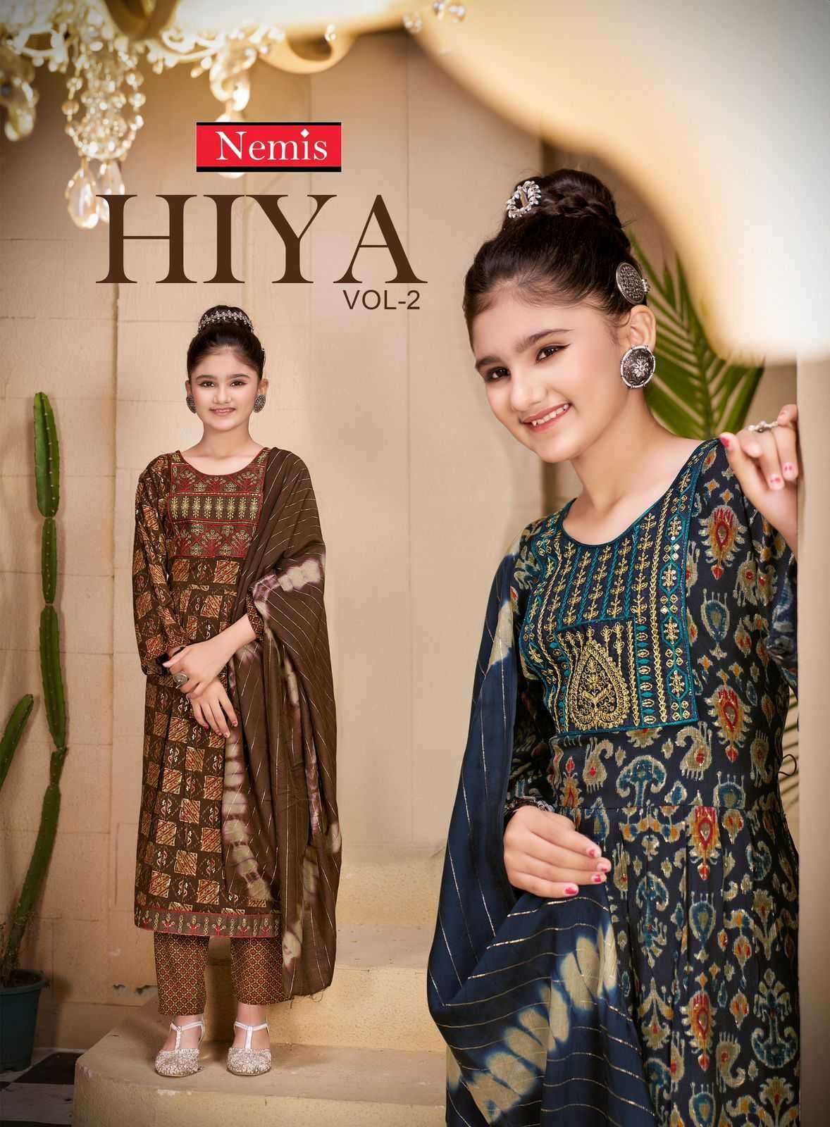 nemis hiya vol 2 series 2001-2008 rayon readymade suit 