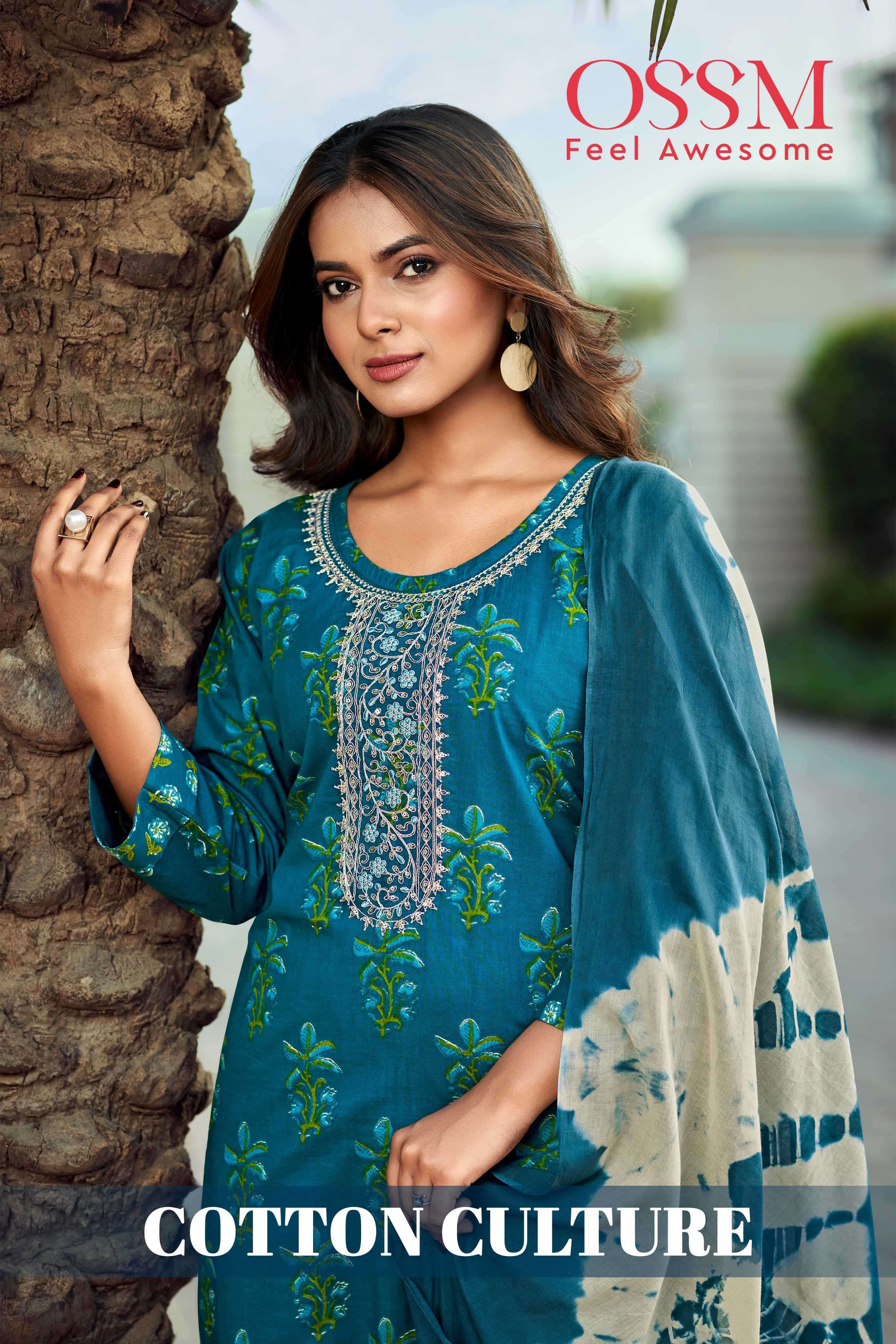 ossm cotton culture series 1001-1006 Cotton readymade suit