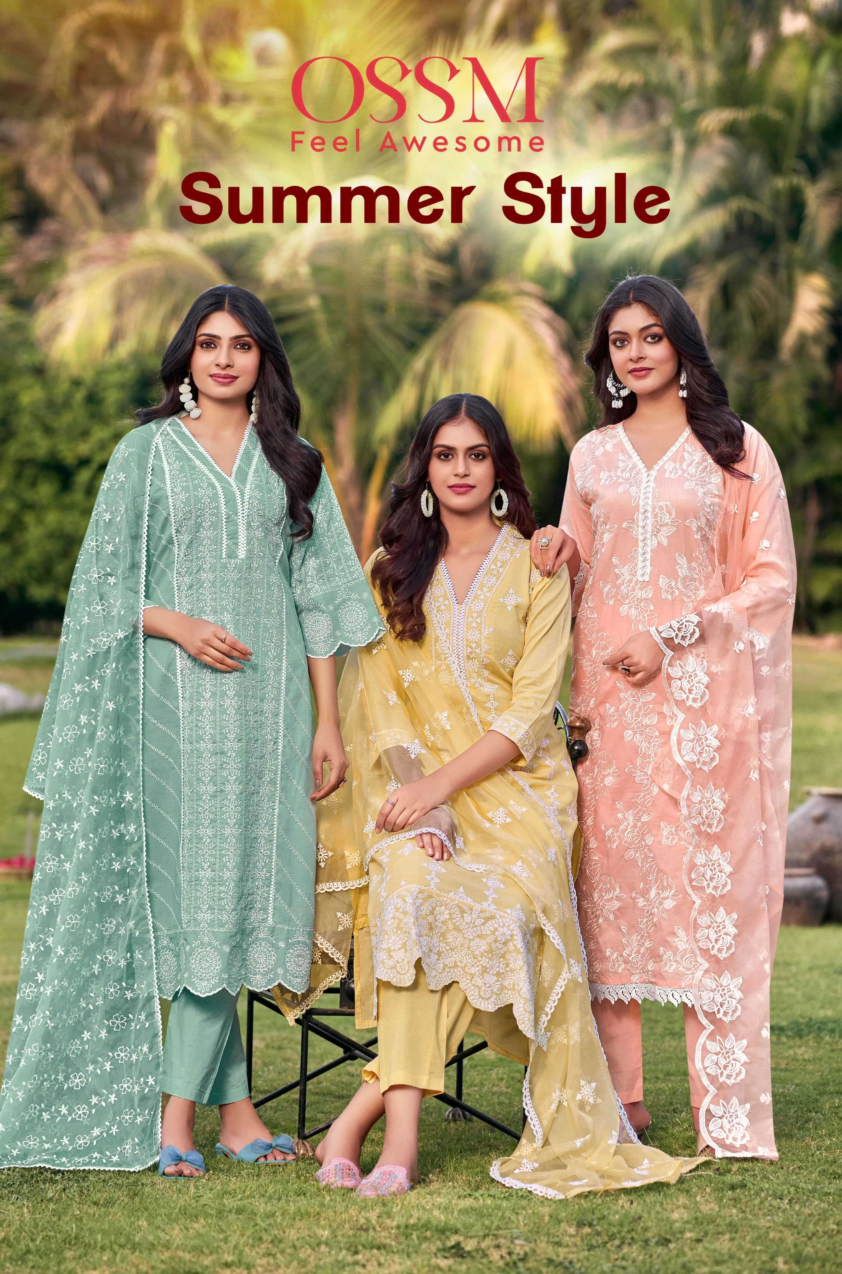 ossm summer style vol 1 series 101-106  Premium Cotton readymade suit 