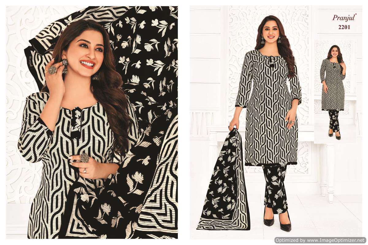 Pranjul Priyanka Vol-22 pure cotton readymade suit 