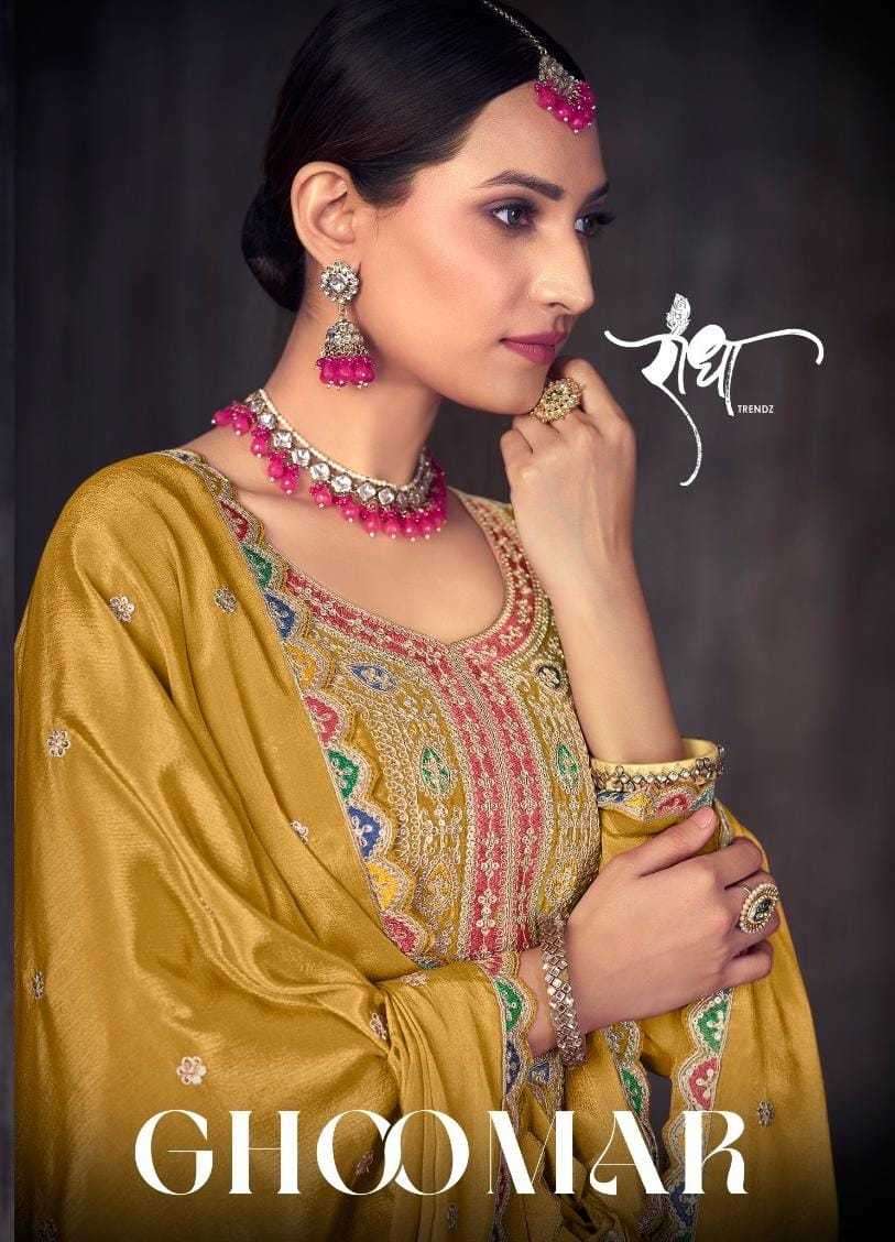 radha trendz ghoomar series 2061-2064 heavy premium wholesale salwar kameez in surat