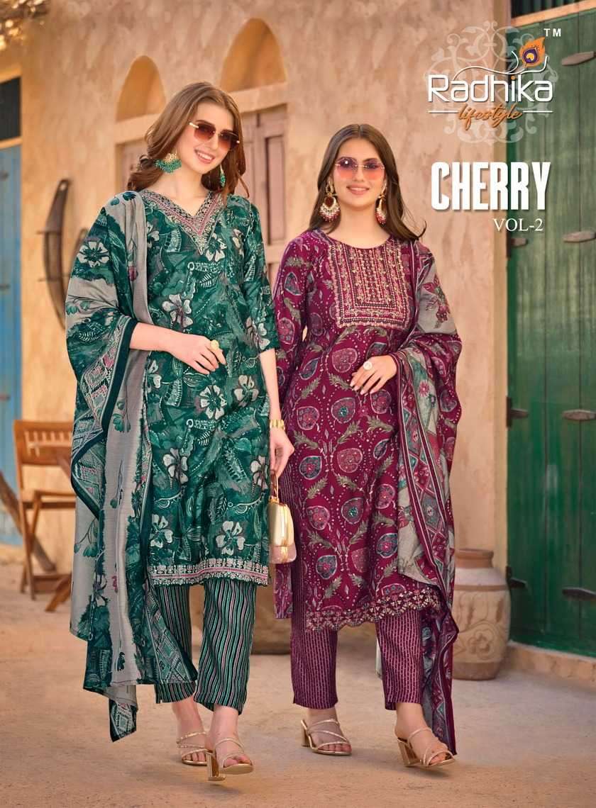 radhika lifestyle cherry vol 2 series 2001-2006 pure modal readymade suit 