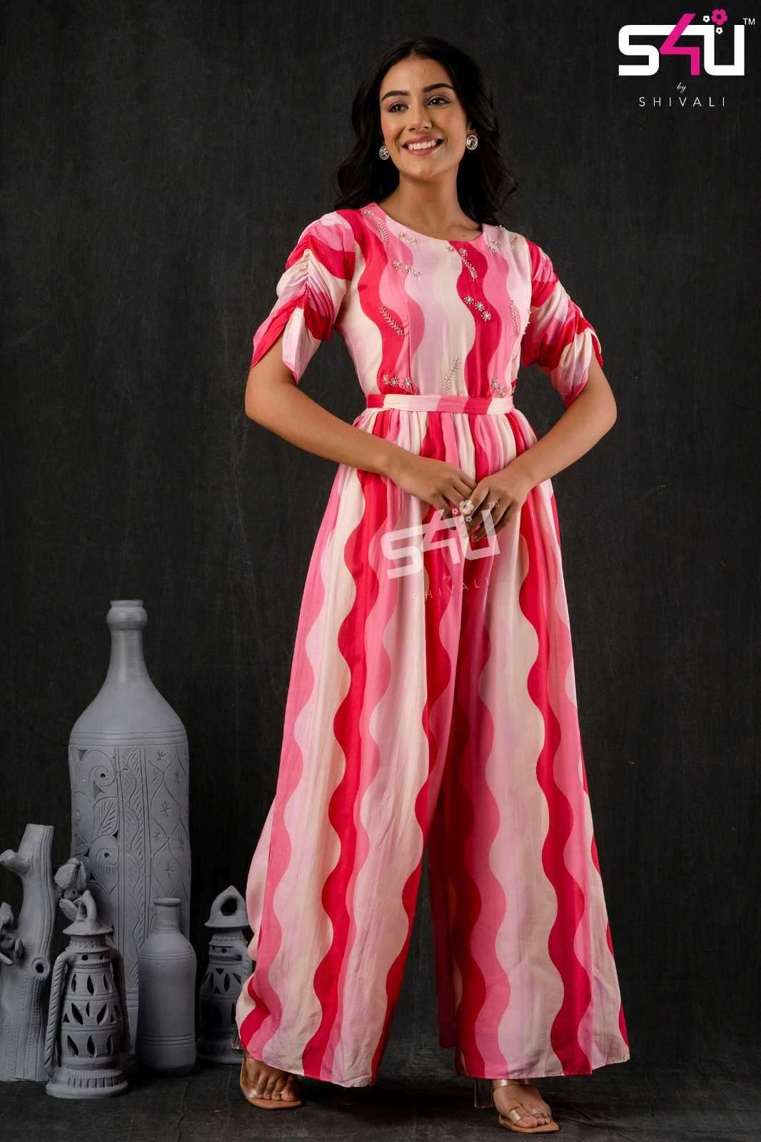 s4u pr 12-101 readymade fancy juimpsuit combo set