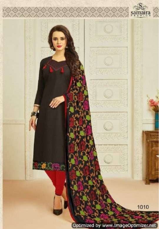 Samaira Monalisa Vol-1 series 1001-1007 Heavy Silk Cotton suit
