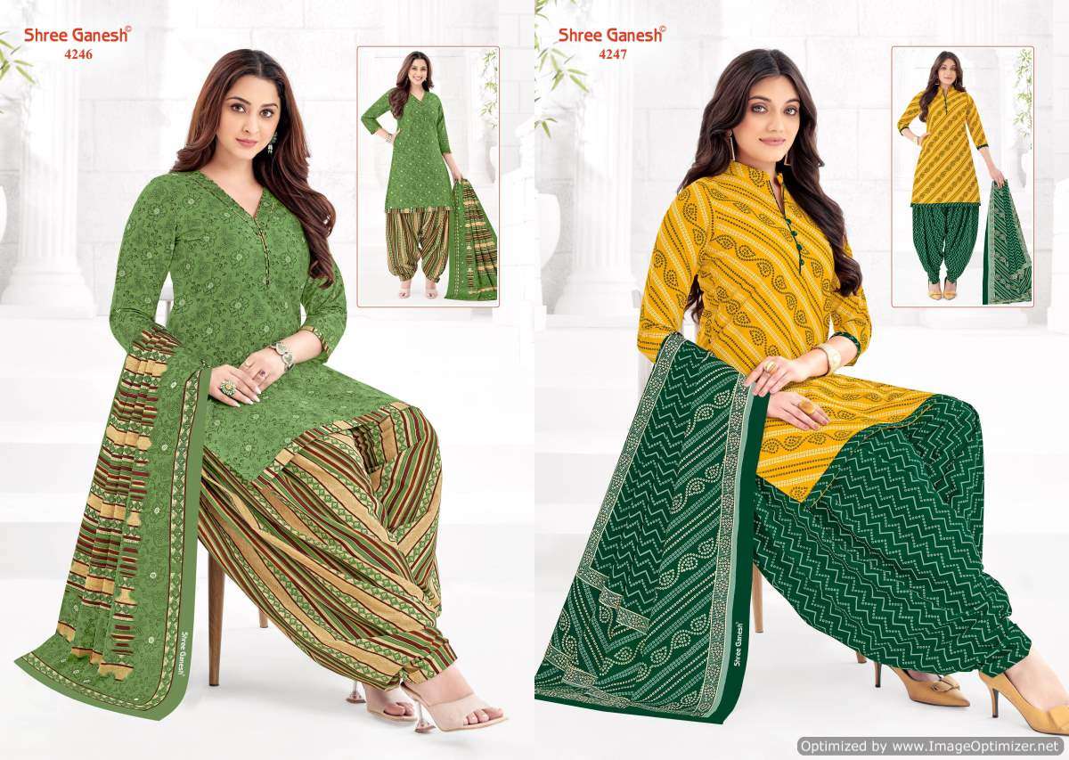 Shree Ganesh Hansika Vol-22 Pure Cotton Printed readymade suit 