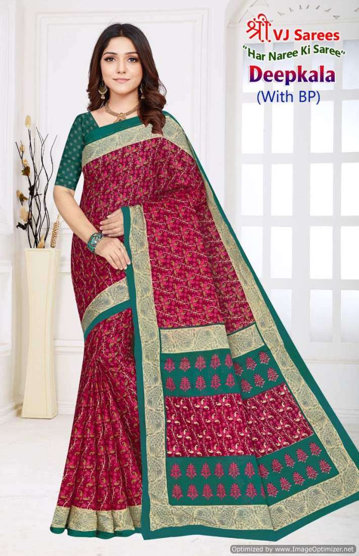 Shree VJ Deepkala Vol-1 Pure Cotton Printed saree