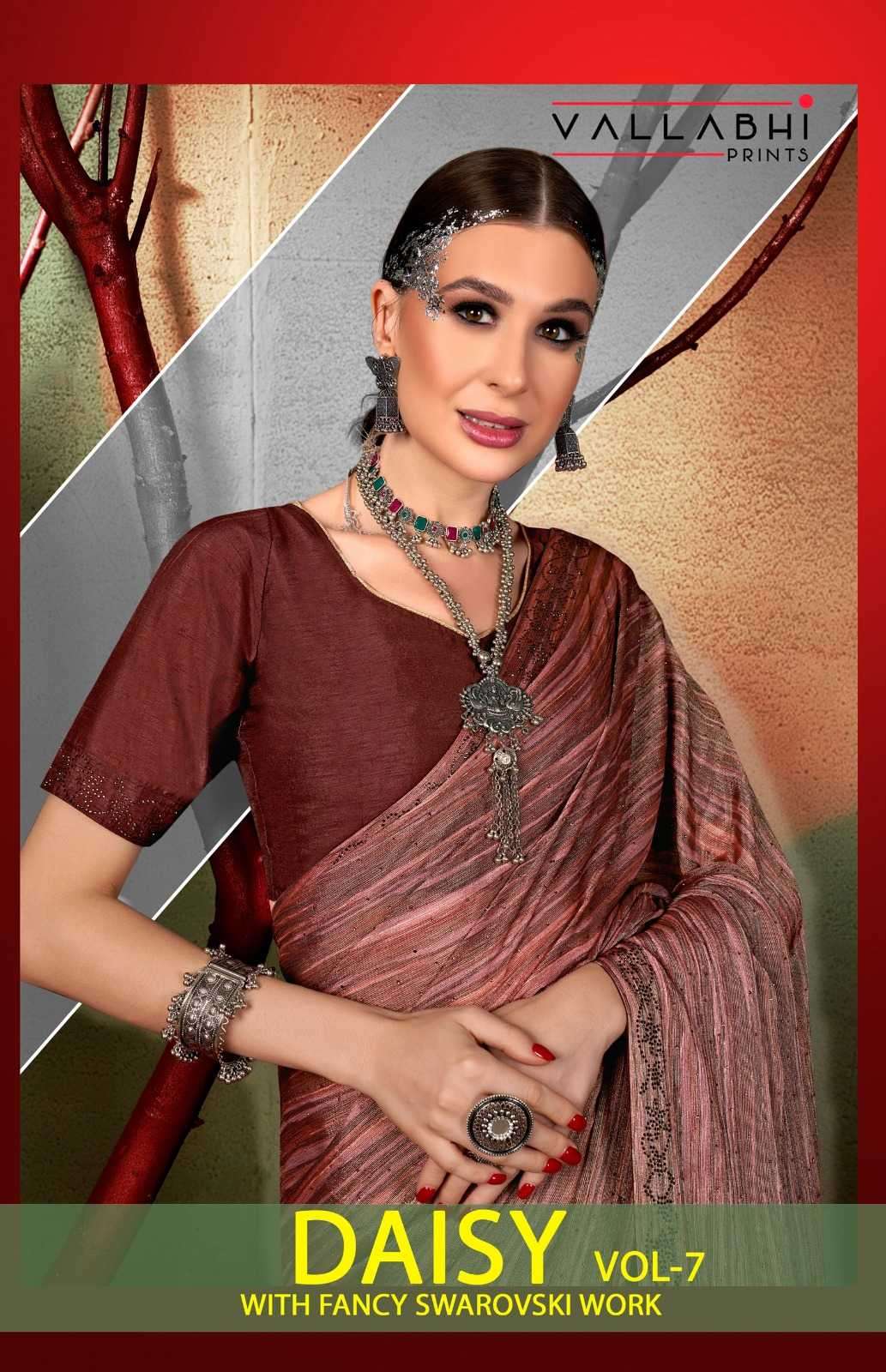 vallabhi daisy vol 7 series 25951-25956 brasso saree
