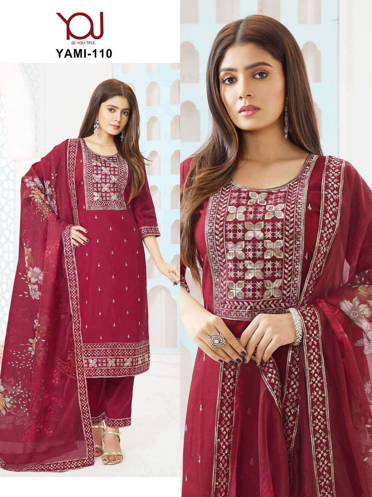wanna yami series 108-110 roman silk readymade suit 