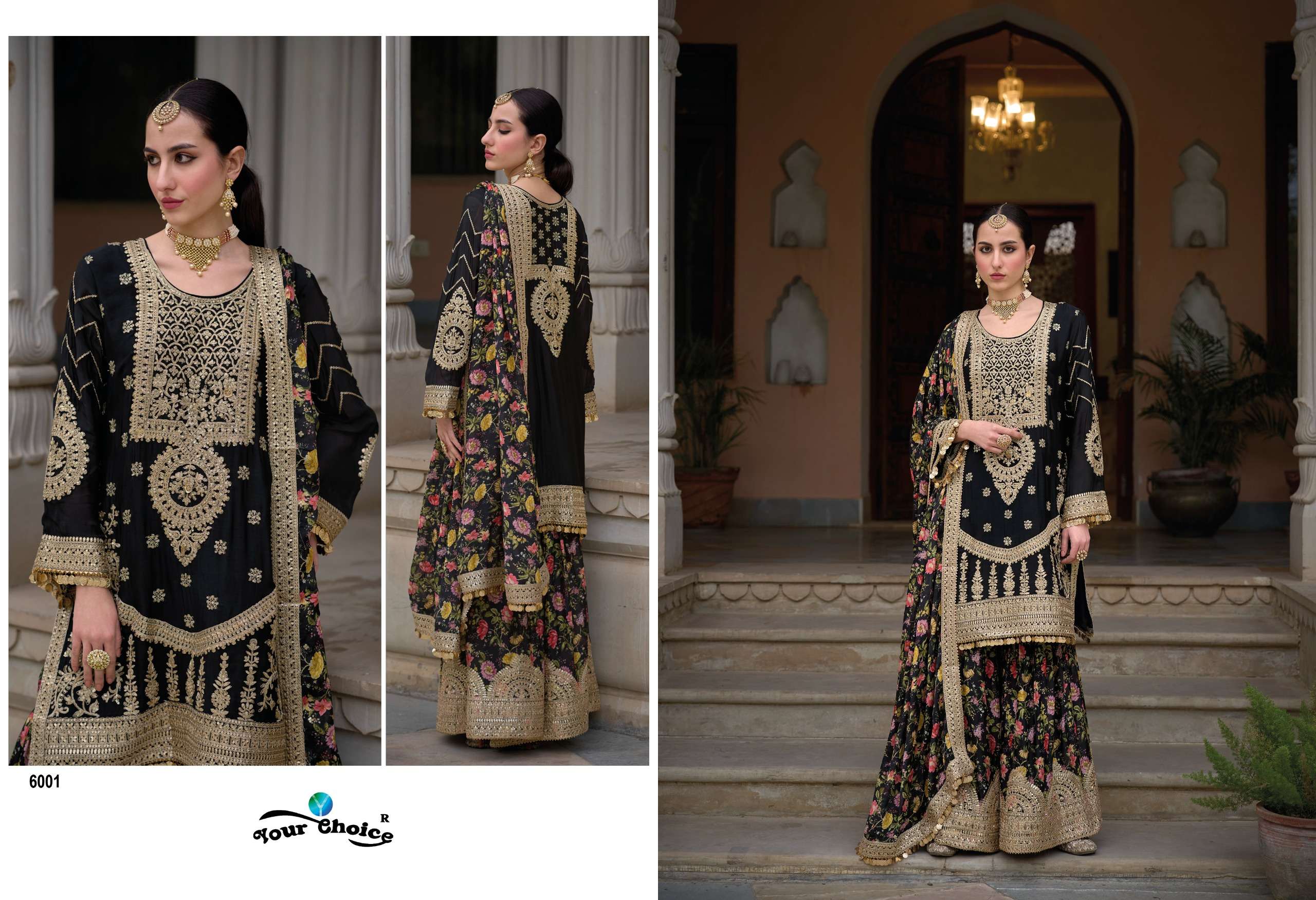 Your choice SADAF Semi pure Chinon suit