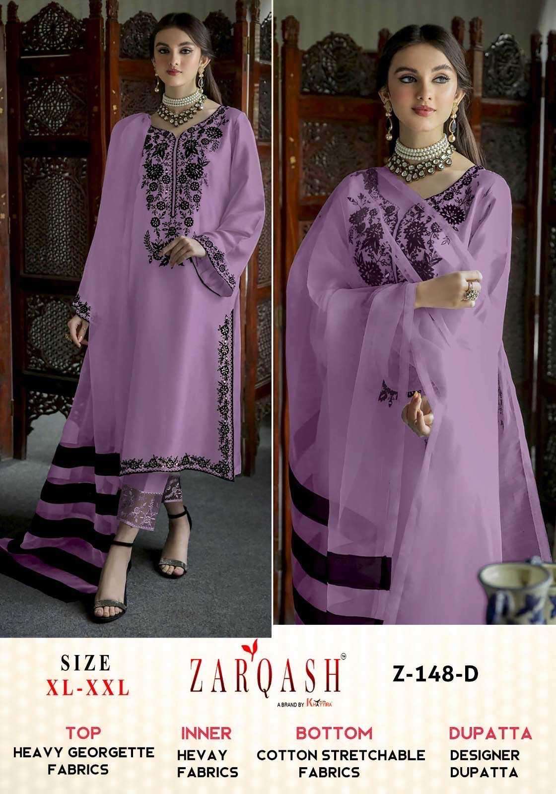 zarqash z-148  Heavy georgette readymade suit 