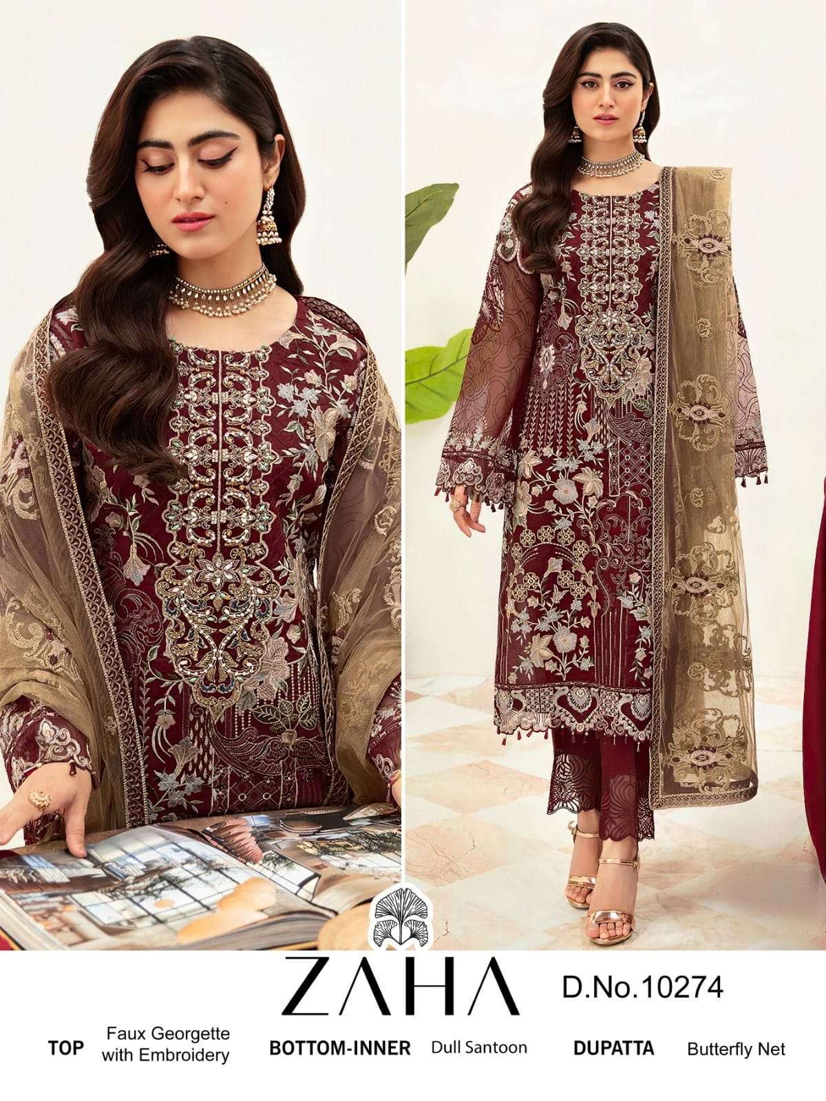 Al Khushbu 10272-10274 georgette suit 