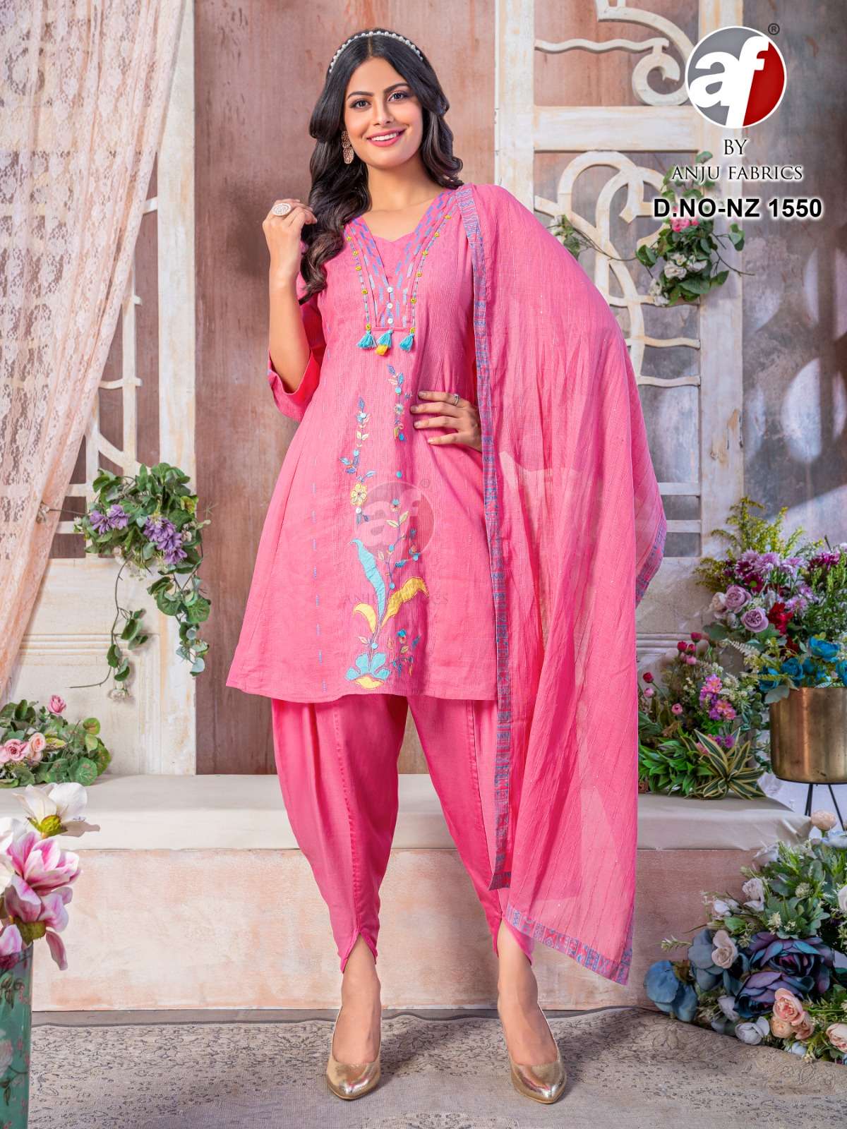 amju fab NZ SERIES designer PURE COTTON readymade suit 