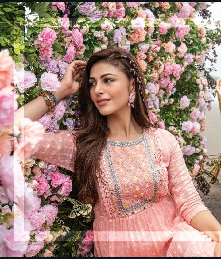 anju fab memories vol 2 mul cotton gown 