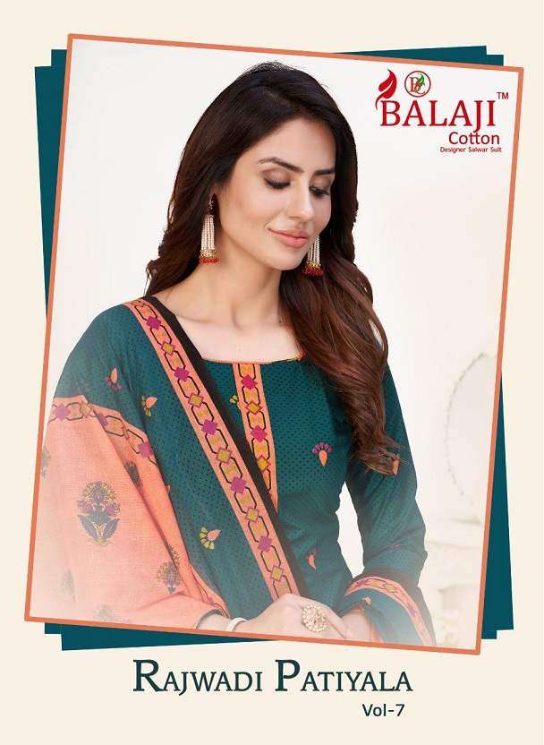 Balaji Rajwadi Patiyala Vol-7 series 2001-2020 Heavy Cotton suit
