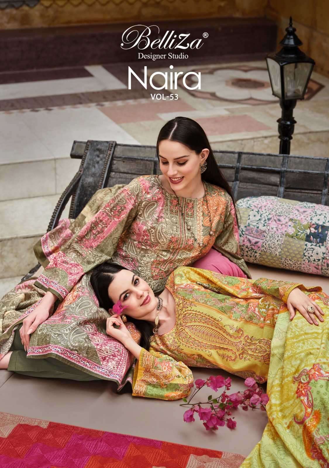 belliza studio naira 53 series 920001-920008 Pure Cotton Digital Prints suit