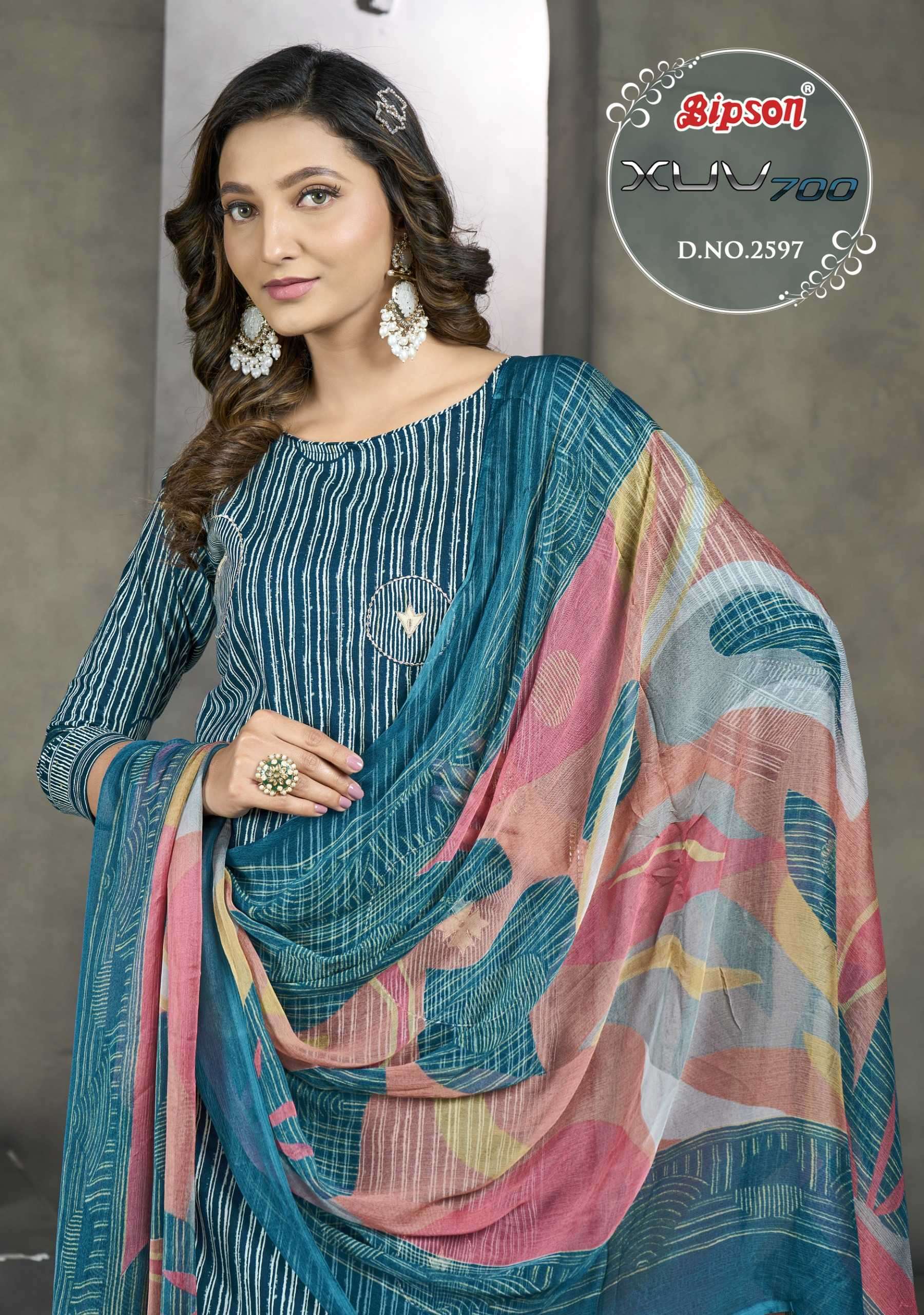 bipson xuv 2597 Pure Cambric Cotton suit