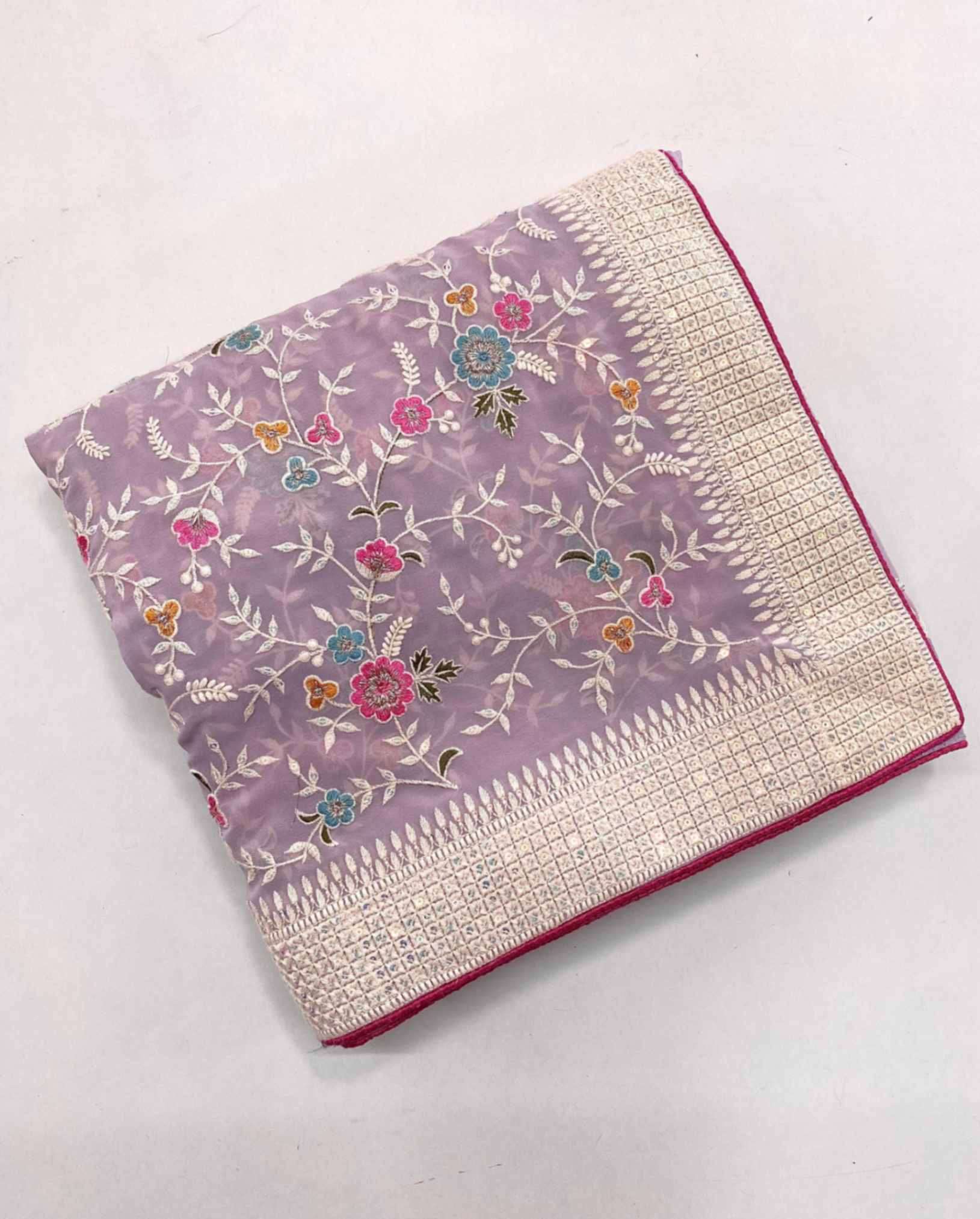 Bt-53 KAAYA designer pure viscose georgette sarees 