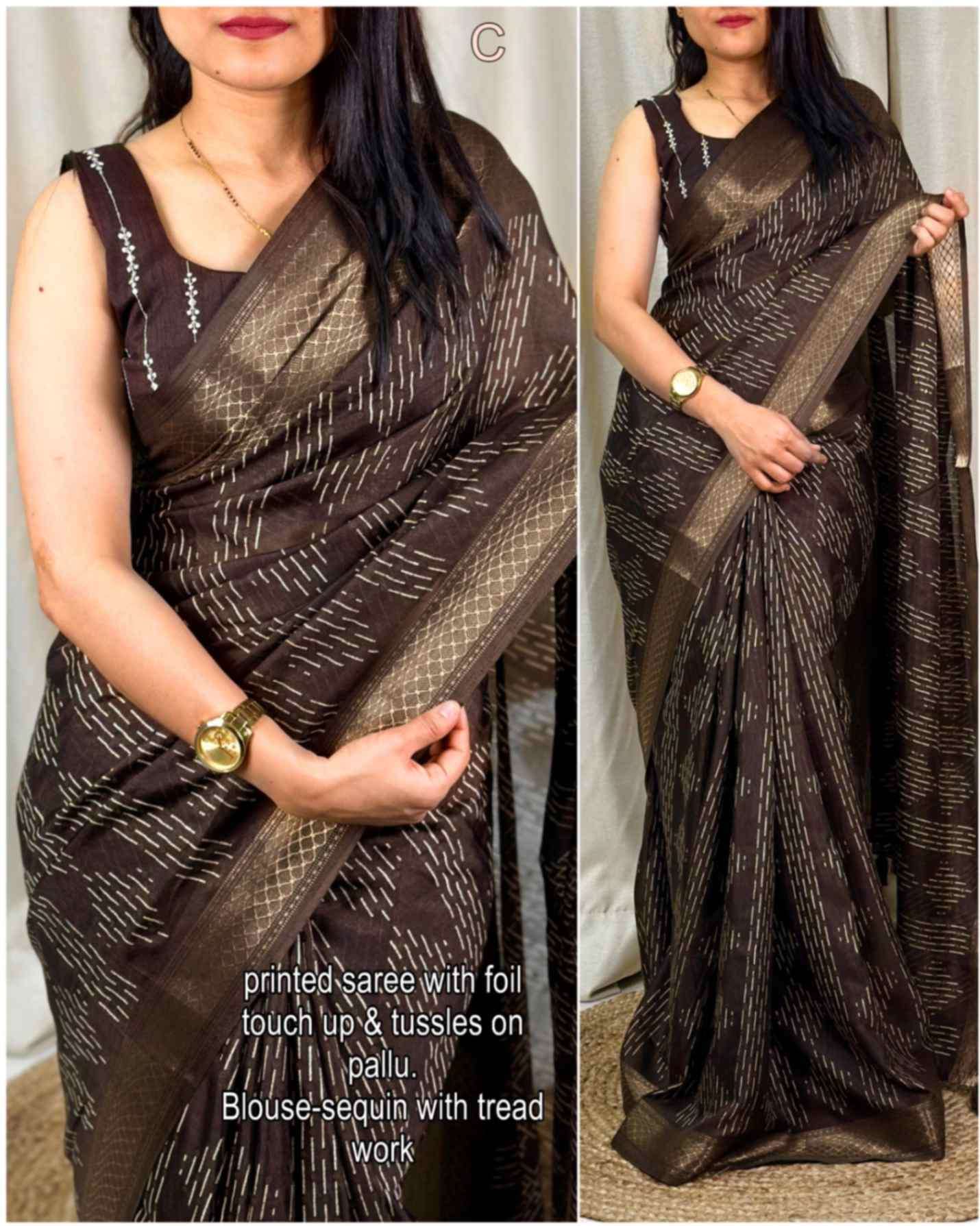 BT- 56 khushi muslin cotton A perfect printed saree