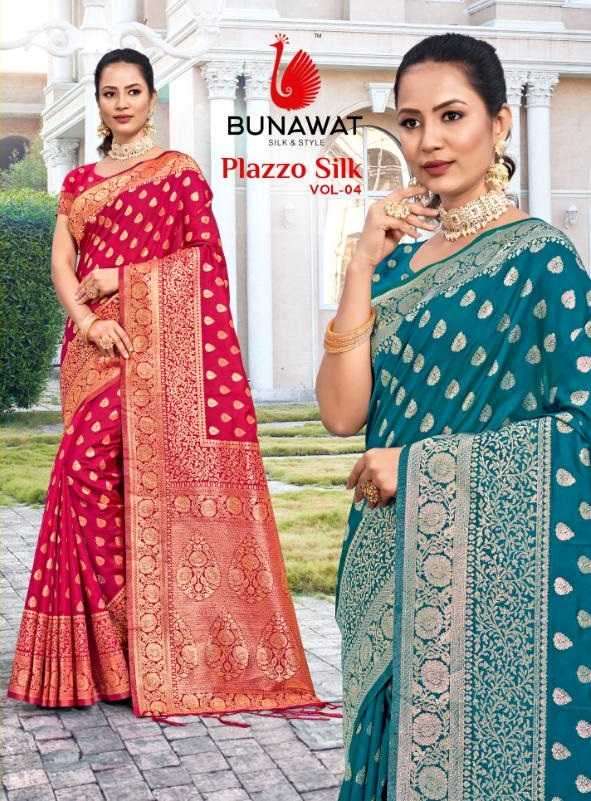 bunawat plazzo silk vol 04 series 1001-1006 silk saree