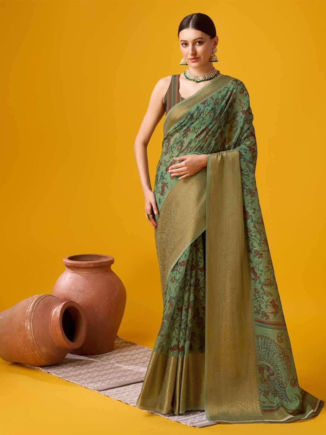 bunawat vantara vol 5 Pashmina Saree