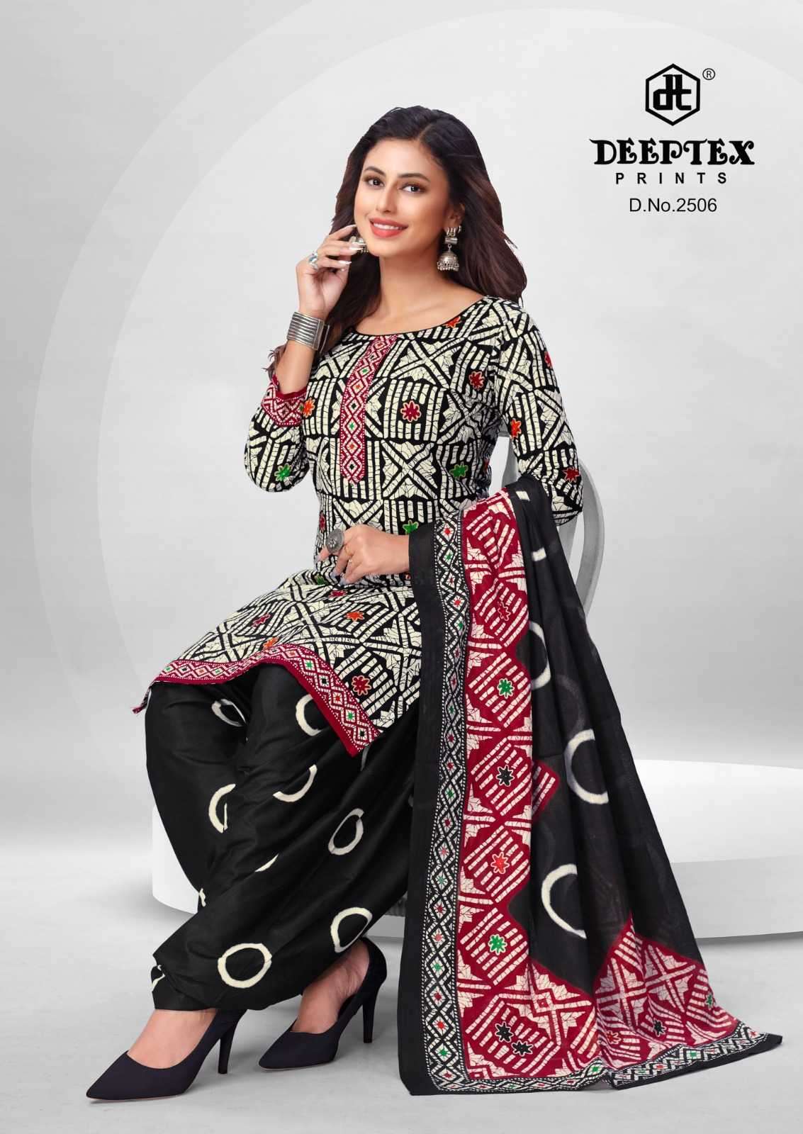 deeptex batik plus 25 series 2501-2510 cotton suit 