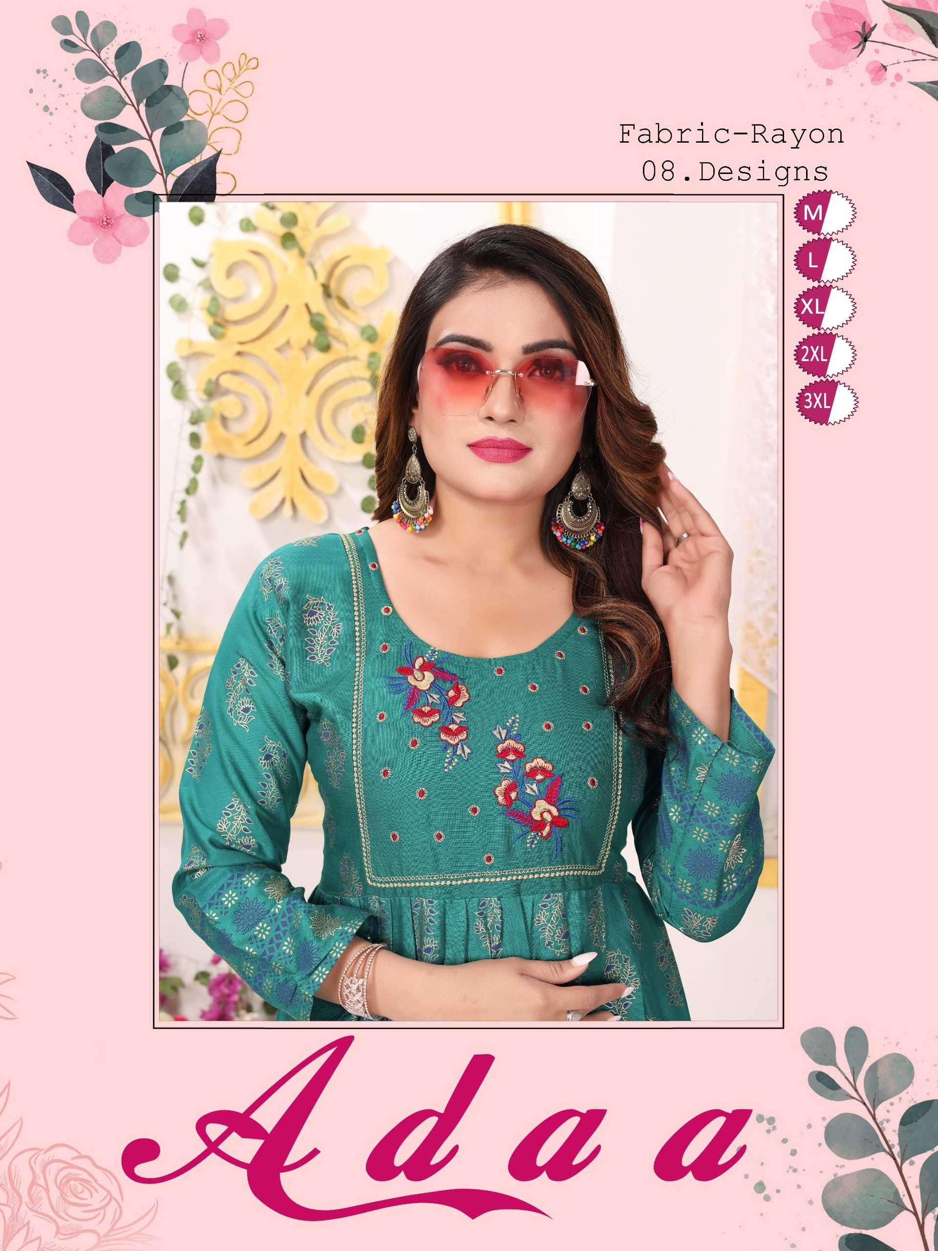 fashion talk adaa vol 2 series 001-008 Reyon kurti